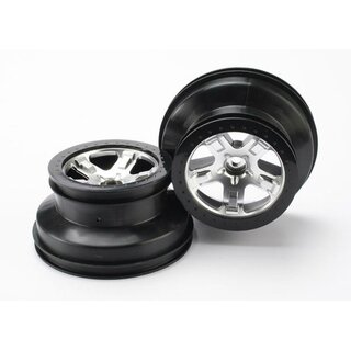 TRAXXAS SCT 2.2/3.0 Felgen satin-chrom vorne (2)