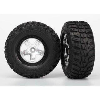 TRAXXAS Kumho Reifen auf Felgen satin-chrom/schwarz (2)