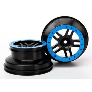 TRAXXAS SCT 2.2/3.0 Felgen schwarz/blau vorne (2)