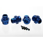 TRAXXAS Radmitnehmer 6061-T6 Aluminium blau 17mm (4)