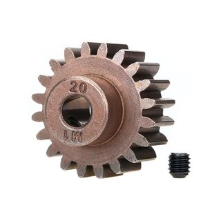 TRAXXAS Motorritzel 20Z f�r 5mm Welle und Stahl-HZ (Modul 1)