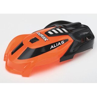TRAXXAS Karosserie Alias orange mit Schrauben