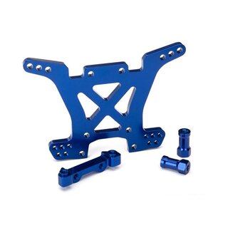 TRAXXAS D�mpferbr�cke 7075-T6 Aluminium blau hinten