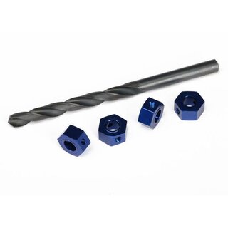TRAXXAS Radmitnehmer 6061-T6 Aluminium blau (4)