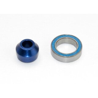 TRAXXAS Lager-Adapter 6061-T6 Aluminium blau (1)