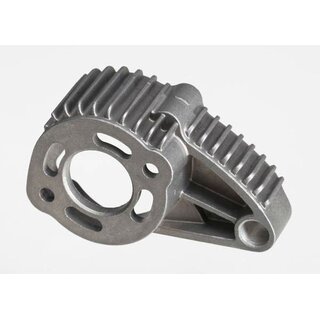 TRAXXAS Motor-Halter Aluminium silber gerippt f�r 550 Motor