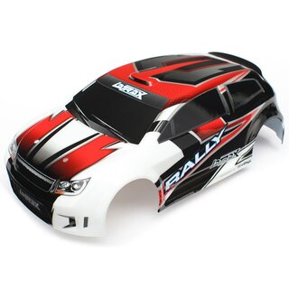 TRAXXAS Karosserie 1/18 Rally rot mit Aufkleber