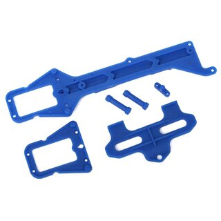 TRAXXAS Chassis oben mit Akkuhalter blau