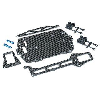 TRAXXAS Kohlefaser Chassis Umbau Kit