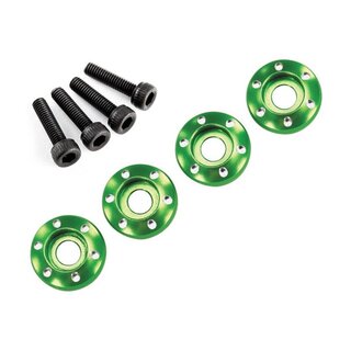 TRAXXAS Unterlegscheibe f�r Radmuttern Alu gr�n (4)