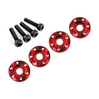 TRAXXAS Unterlegscheibe f�r Radmuttern Alu rot (4)