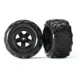 TRAXXAS Teton Reifen auf 5-Speichenfelge schwarz (2)