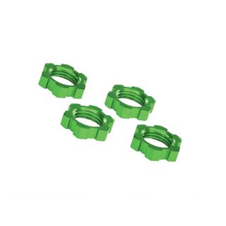 TRAXXAS Radmuttern verzahnt Aluminium gr�n 17mm (4)