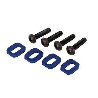 TRAXXAS Motorhalter Scheiben Aluminium blau (4)