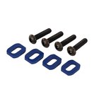 TRAXXAS Motorhalter Scheiben Aluminium blau (4)