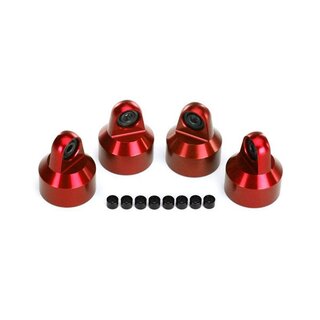 TRAXXAS GTX D�mpfer-Kappen Aluminium rot (4)