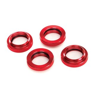 TRAXXAS GTX Einstell-Federhalter Aluminium rot (4)