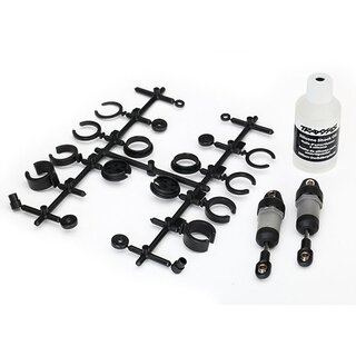 TRAXXAS Ultra-D�mpfer grau kurz mit Federteller & Clips (2)