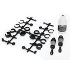 TRAXXAS Ultra-D�mpfer grau kurz mit Federteller & Clips (2)