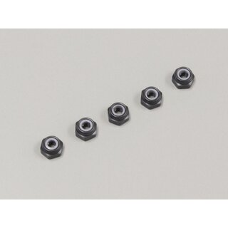 Kyosho Stopmuttern Alu Gunmetal M2.6x3.0mm (5) Kyosho