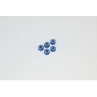 Kyosho STOPPMUTTERN#ALU M3 BLAU, DUENN (5)