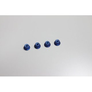 Kyosho STOPMUTTERN#BUND,ALU M4 BLAU (4)