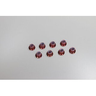 Kyosho Stopbundmuttern Rot M4x5.6mm (8) Kyosho