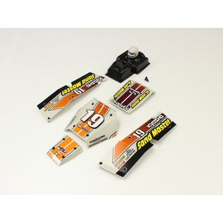 Kyosho KAROSSERIETEILE SANDMASTER 1:10 EP WEISS