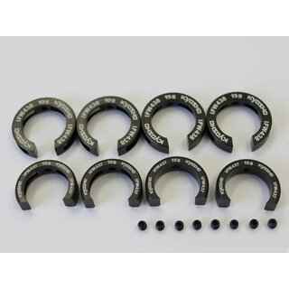 Kyosho Front and Rear Knuckle Hub Setting Weight Set (8pcs)