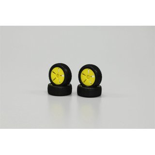 Kyosho REIFENSATZ#MINI SPIKE, GELB (4)