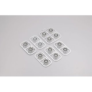 Kyosho FELGENSET MINI-Z SILBER, 8,5/11MM (4)
