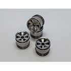 Kyosho FELGEN MINI-Z MONSTER GUN METAL (4) - ALU