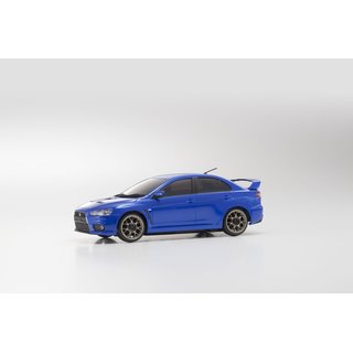 Kyosho AUTOSCALE MITSUBISHI LANCER EVO X BLAU MA020
