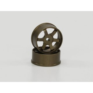 Kyosho FELGEN TE37 0.5 MM OFFSET BRONZE (2) Mini-Z AWD-FWD