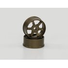 Kyosho FELGEN TE37 0.5 MM OFFSET BRONZE (2) Mini-Z AWD-FWD