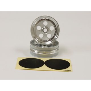 Kyosho FELGEN VORN TOMAHAWK (2) - CHROM MATT