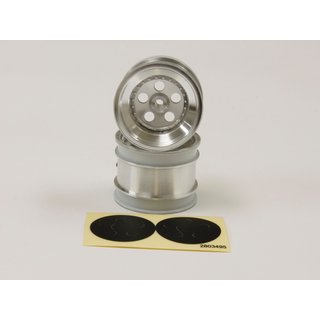 Kyosho FELGEN HINTEN TOMAHAWK (2) - CHROM MATT