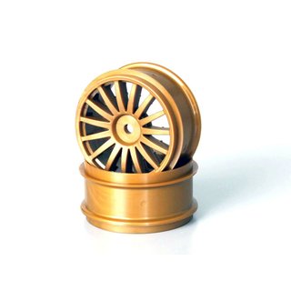 Kyosho FELGEN DRX 15-SPEICHEN GOLD (2)