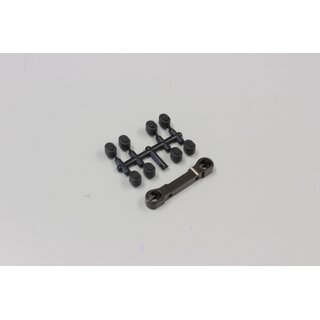 Kyosho QUERLENKERAUFNAHME ALU, HINTEN, OPTION RB6-RB7 (GUN METAL)