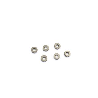 Kyosho SCHEIBEN ALU, 3X7X2MM GRAU (6)