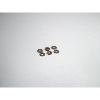 Kyosho SCHEIBEN ALU, 3X7X1MM GRAU (6)