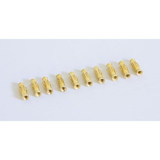 Orion GOLD STECKER 4MM (MALE x10)