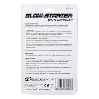 Gl�hkerzenstarter 2000mAh mit Ladeger�t