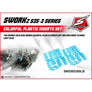 SWORKz Kunstoffeins�tze Colour (SB) (2Set)