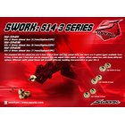 SWORKz S14-3 12mm Wheel Hex (6.7mm)(Option)(2PC)