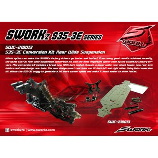 SWORKz S35-3E Conversion Kit Breite Radaufh�ngung hinten,...