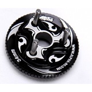 Alpha Plus Alpha Flywheel 34mm (black)