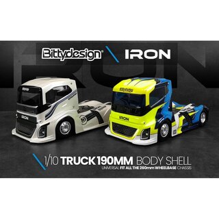 Bittydesign Iron 1/10 Truck Body Clear