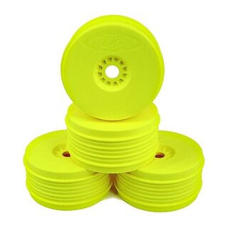 DE Racing Speedline Plus 1/8 Buggy Wheels (4pcs/Yellow)