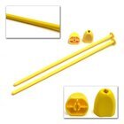 DE Racing Zip Stix / YELLOW